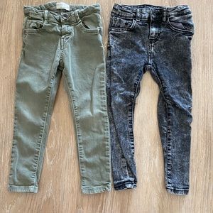 Two pairs of skinny leg Zara jeans!